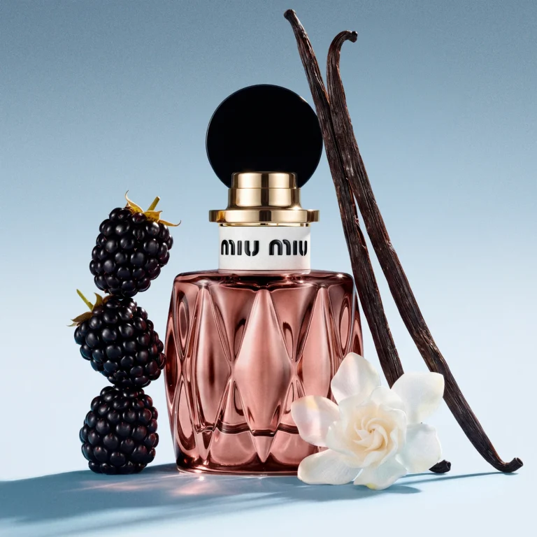 Miu Miu Miutine Intense Eau de Parfum with blackberry, gardenia and vanilla