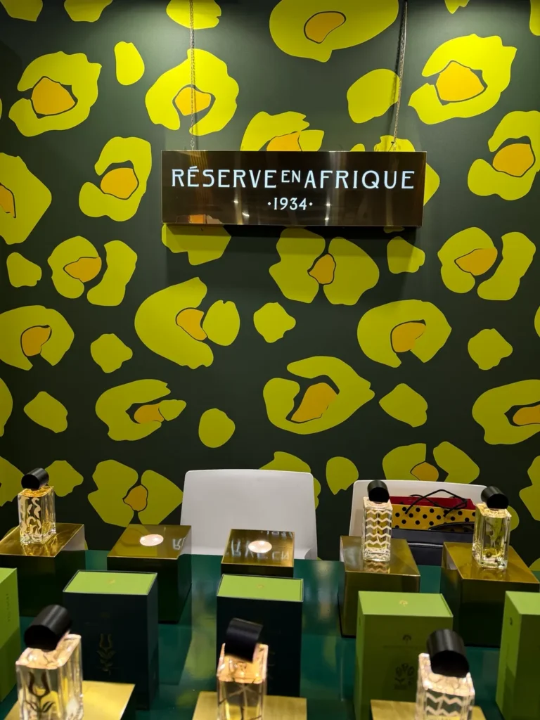 Réserve en Afrique perfume stand at Esxence 2026 in Milan