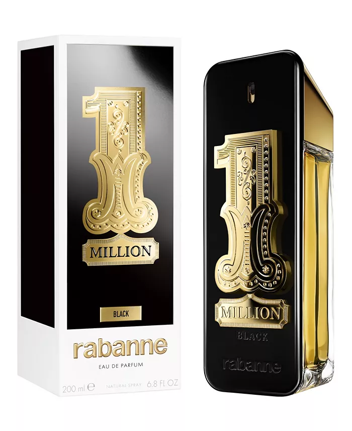 Rabanne 1 Million Black Eau de Parfum bottle and packaging