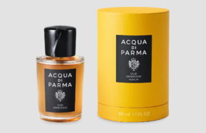 Acqua di Parma Oud Ambrosia Parfum 50ml with original yellow packaging