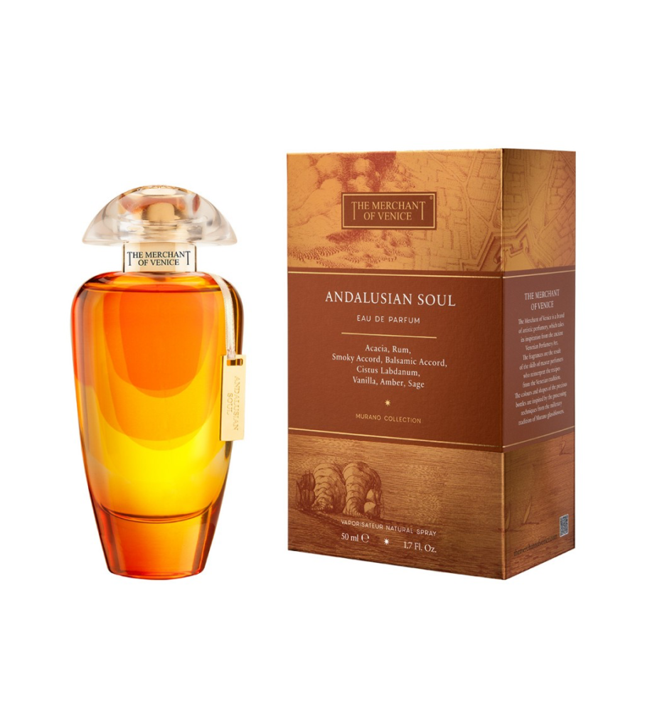 Andalusian Soul Eau de Parfum bottle and presentation box