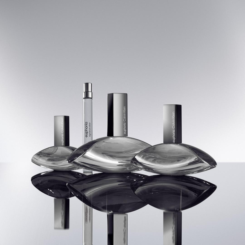 Calvin Klein Euphoria Signature Elixir bottles and travel spray in multiple sizes
