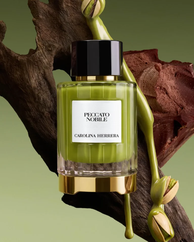 Carolina Herrera Peccato Nobile new perfume 2026 with pistachio and cocoa