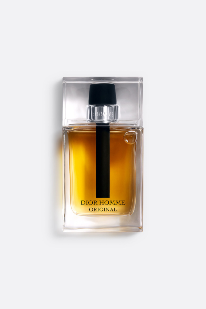 Dior Homme Original bottle, the iris fragrance created by Olivier Polge