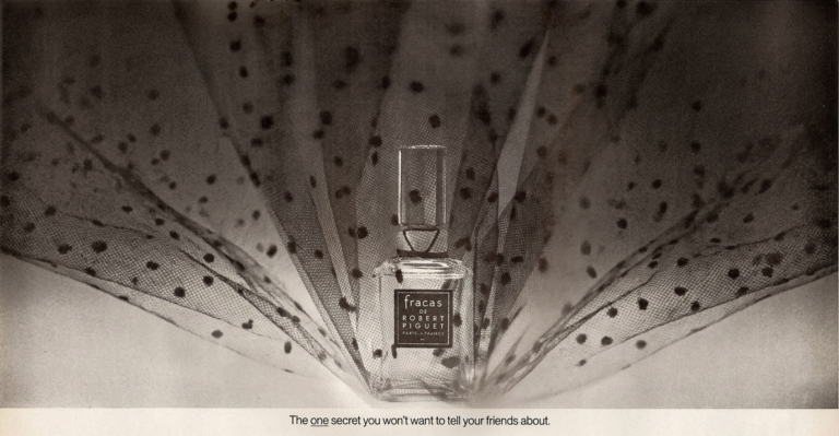 Fracas by Robert Piguet vintage perfume advertisement