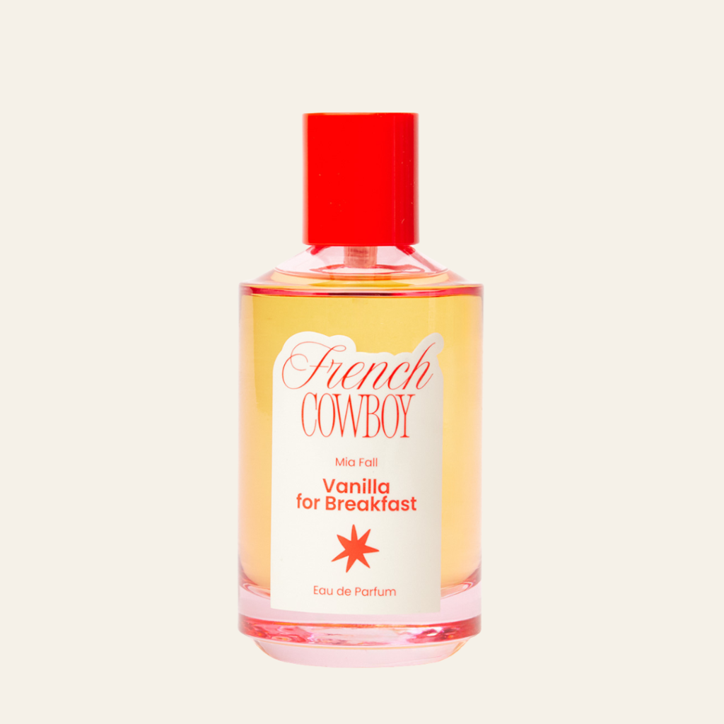 French Cowboy Vanilla for Breakfast Eau de Parfum bottle created with Mia Fall