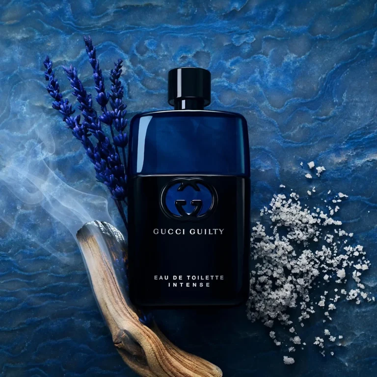Gucci Guilty Eau de Toilette Intense Pour Homme 2026 with lavender, salt and palo santo