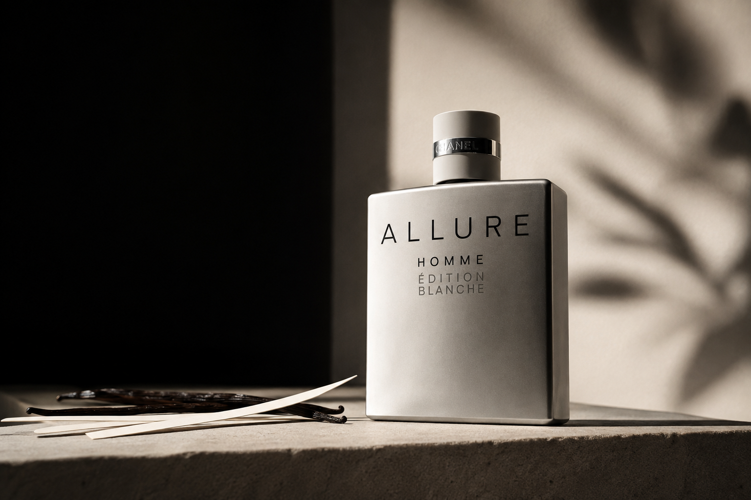 CHANEL Allure Homme Édition Blanche representing the olfactory legacy of perfumer Jacques Polge
