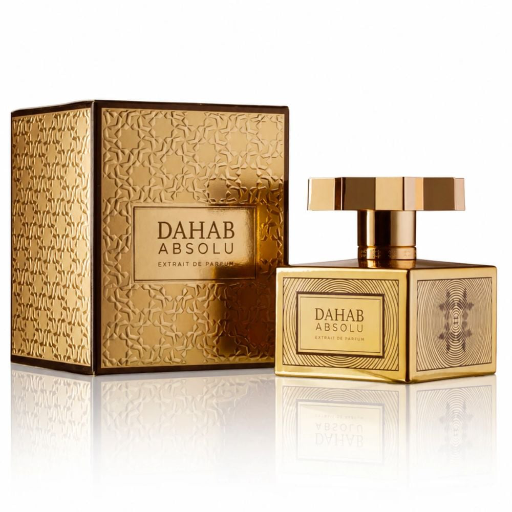 Kajal Dahab Absolu gold bottle with packaging box