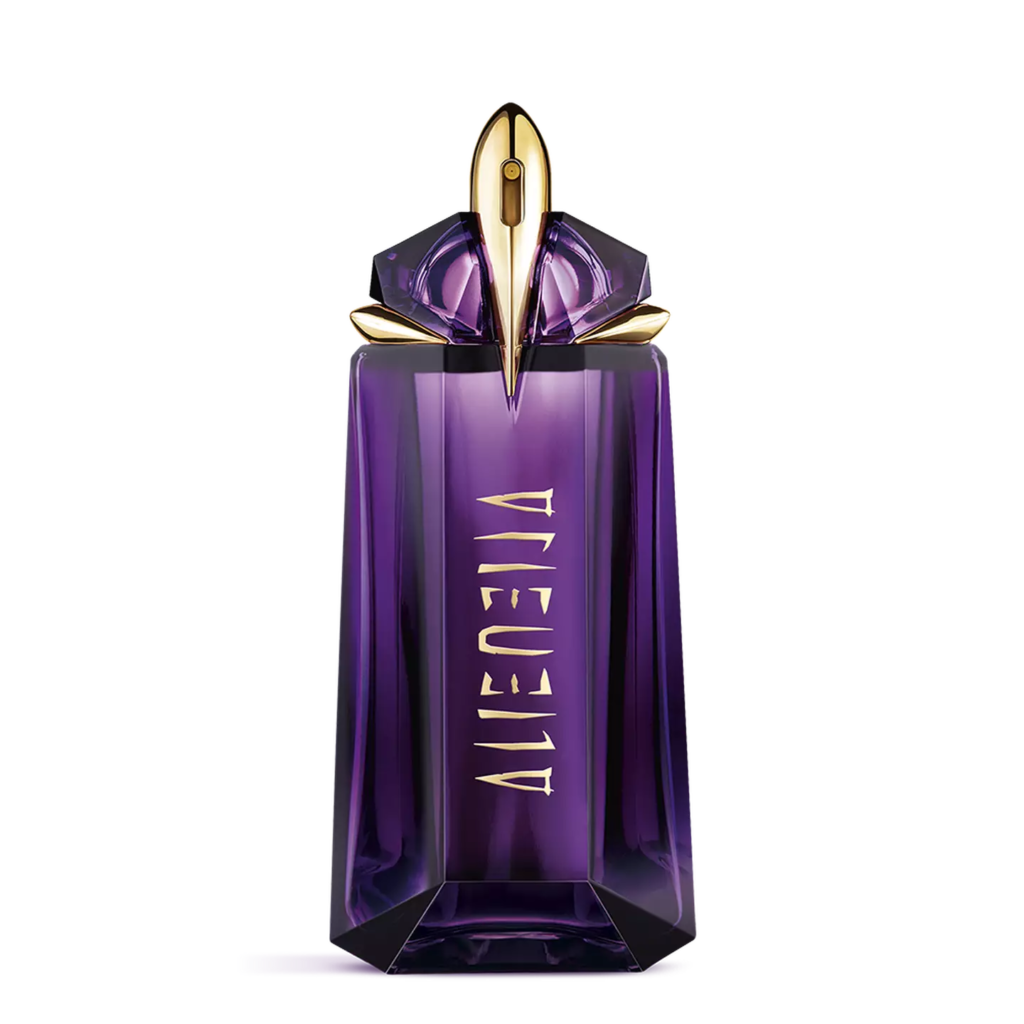 Mugler Alien Eau de Parfum, a radiant modern amber fragrance