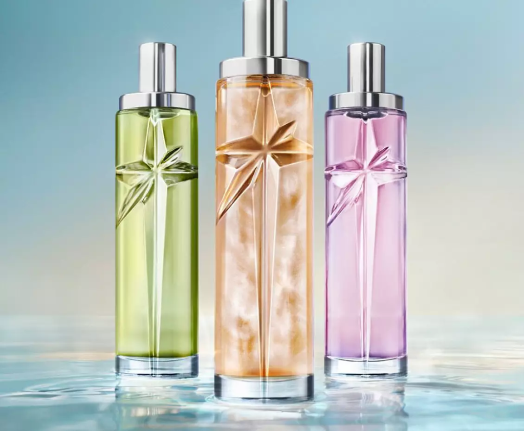 Three colourful fragrances from the Mugler Starlicious collection