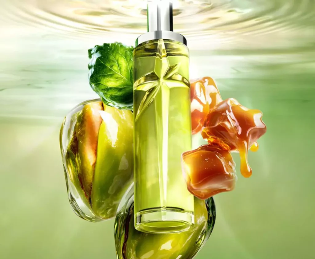 Mugler Starlicious Pistachio Praline with pistachio, caramel and patchouli
