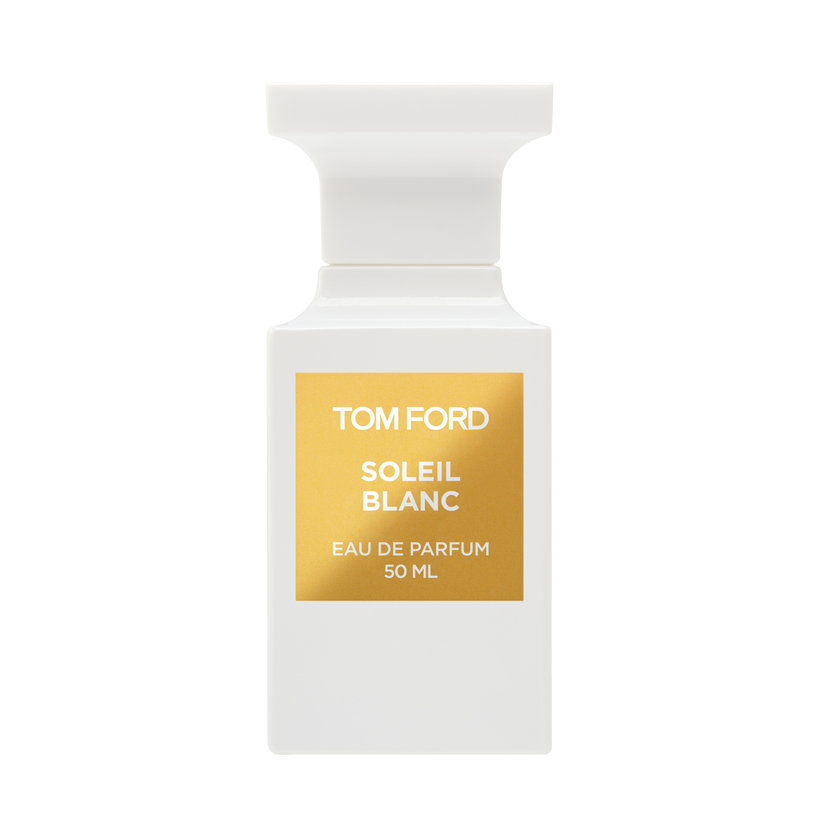 Tom Ford Soleil Blanc perfume with pistachio accord