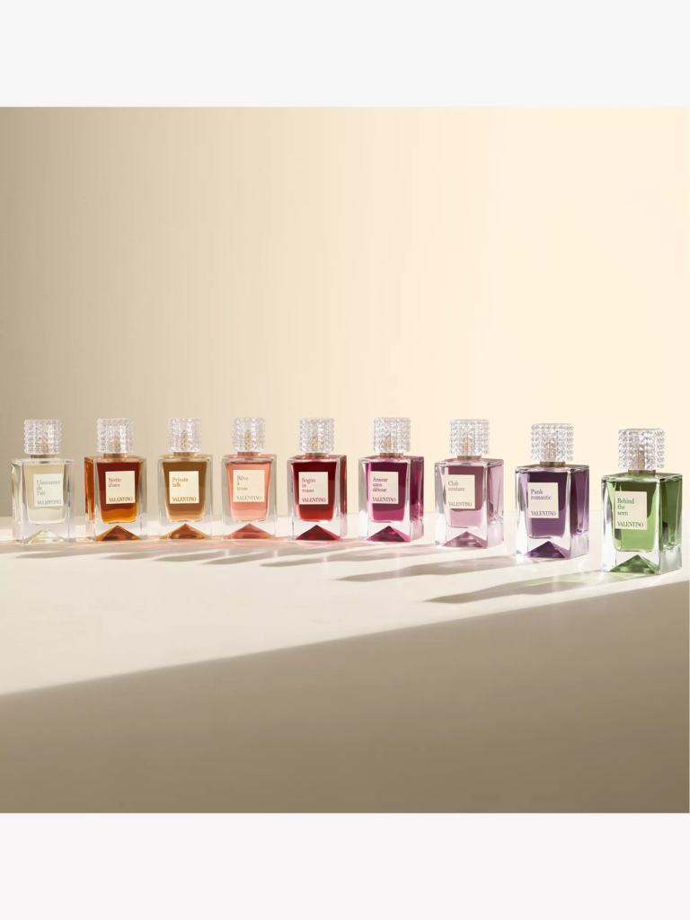 Valentino Anatomy of Dreams fragrance collection including Rêve à Trois