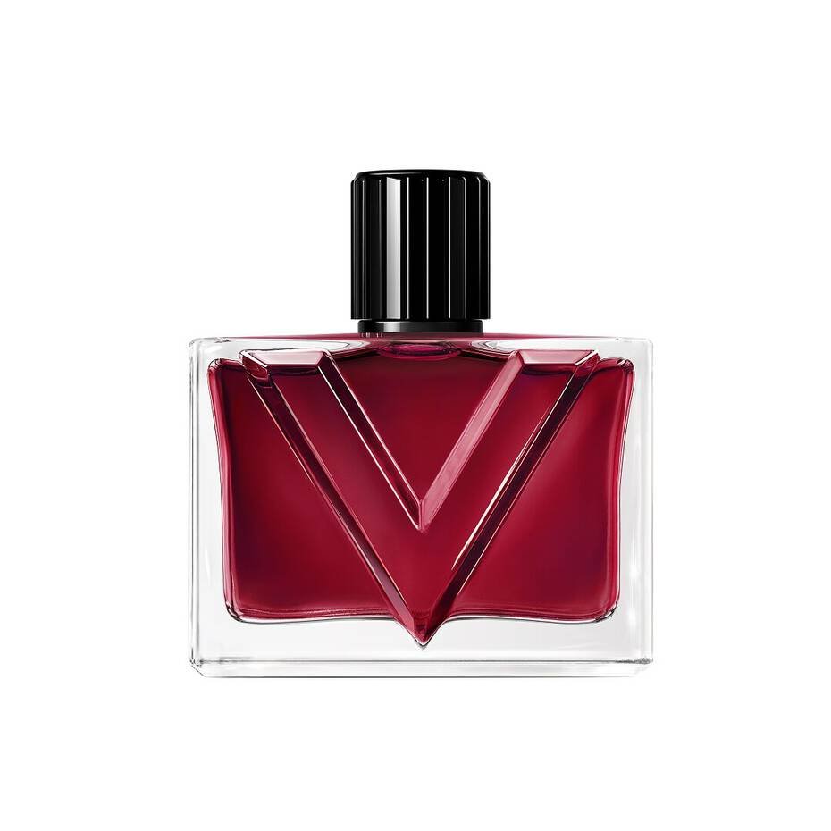 Valentino Vendetta Donna Eau de Parfum red bottle on a white background