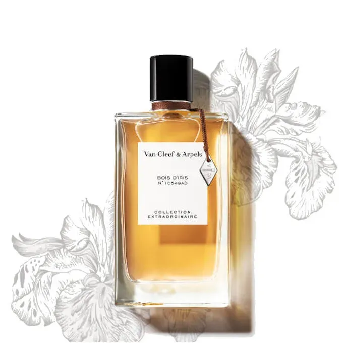 Van Cleef and Arpels Bois d’Iris representing the woody side of iris in perfumery