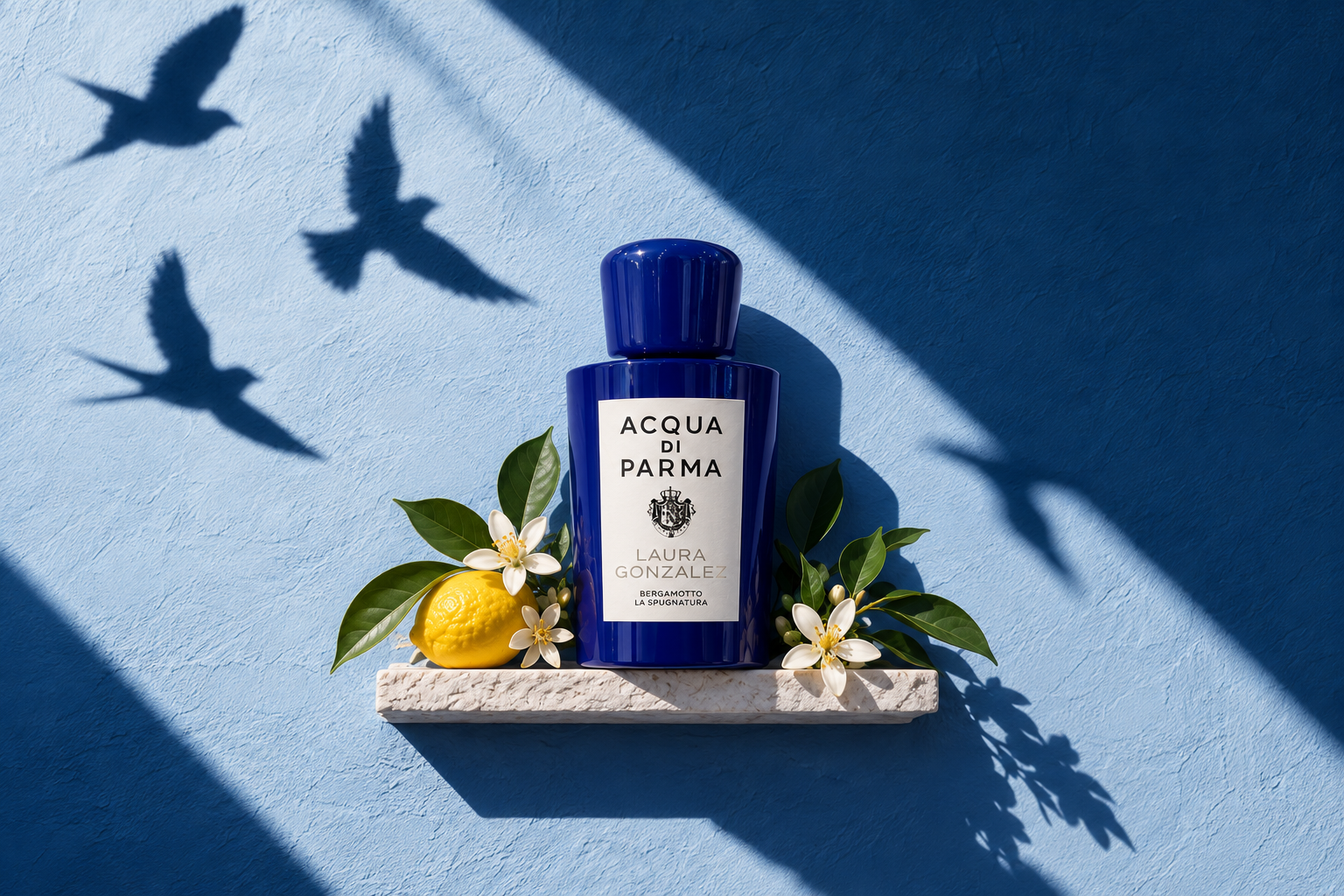 Acqua di Parma Bergamotto La Spugnatura bottle with bergamot and orange blossom