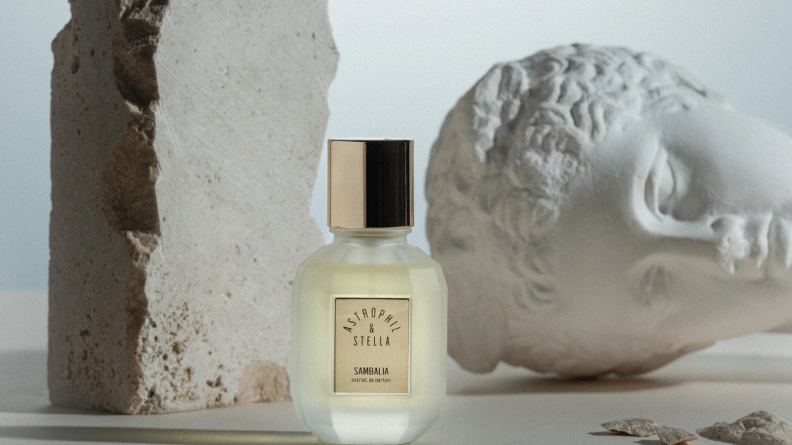 Astrophil & Stella Sambalia Extrait de Parfum bottle with sculptural objects