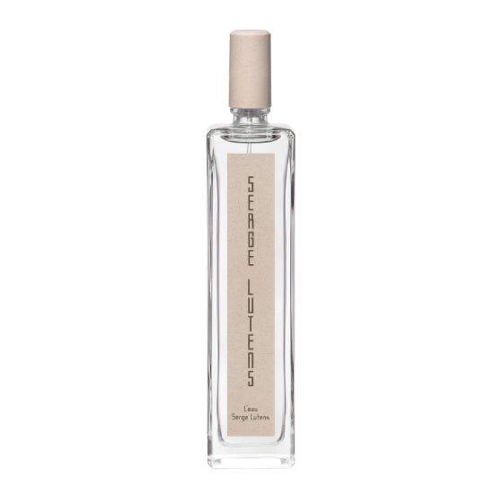 Front view of the 100 ml L'Eau Serge Lutens Eau de Parfum bottle.