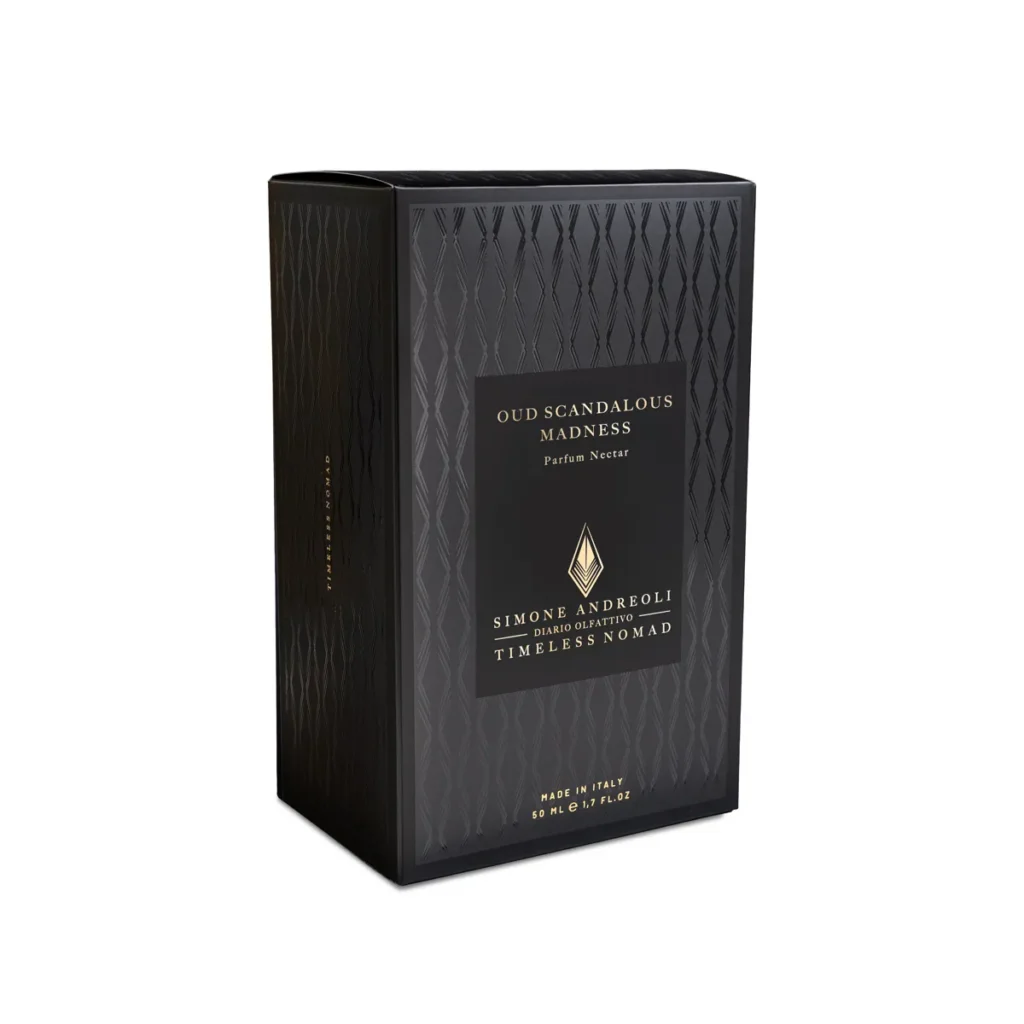 Simone Andreoli Oud Scandalous Madness packaging