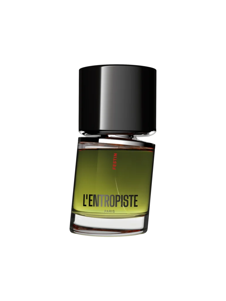 L’Entropiste Festin 50 ml perfume bottle on black background